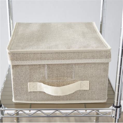 pocket flat folding metal box|wayfair storage boxes with lids.